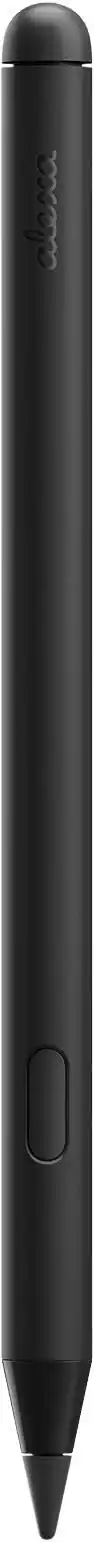 Front. Amazon - Amazon Alexa Tablet Pro Pen with Eraser and Pen Finder – write naturally, find it easily, and charge magnetically - Black.