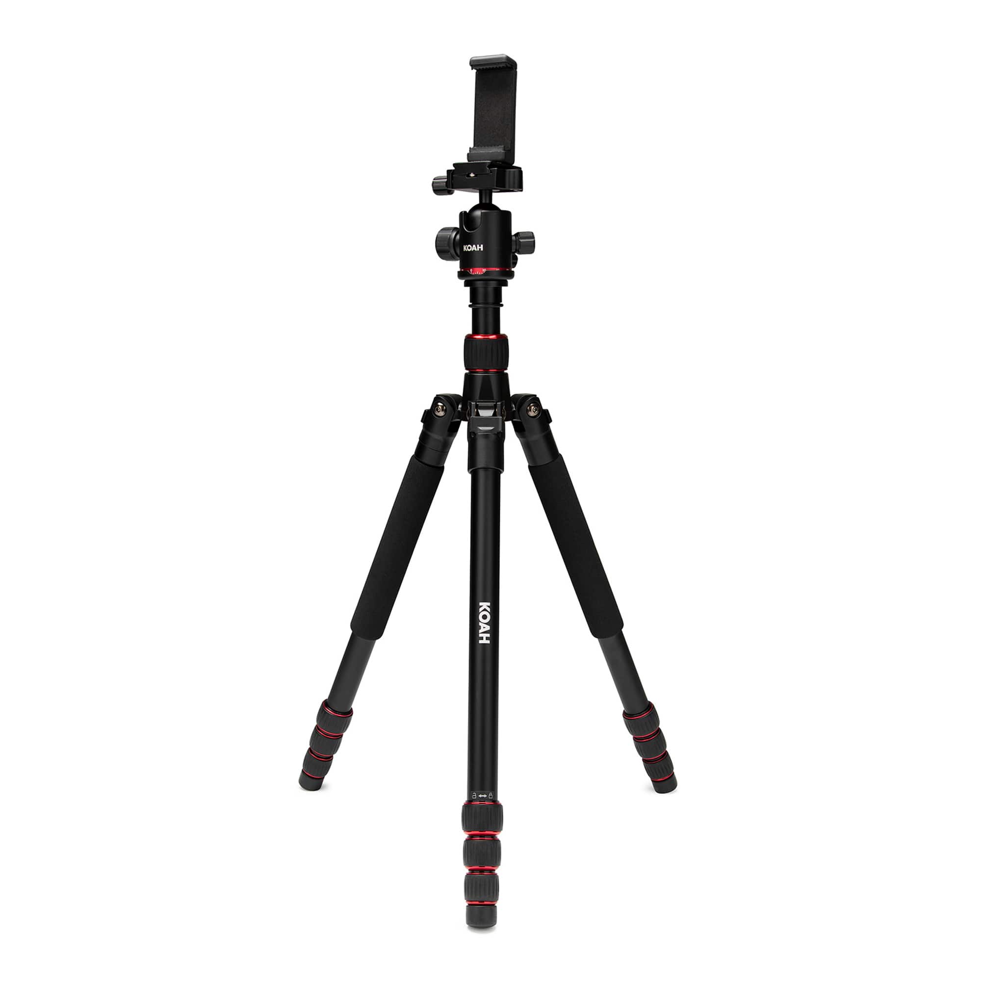 Koah - Perihelion Professional 5' Camera Tripod with 360-Degree Ball Head
