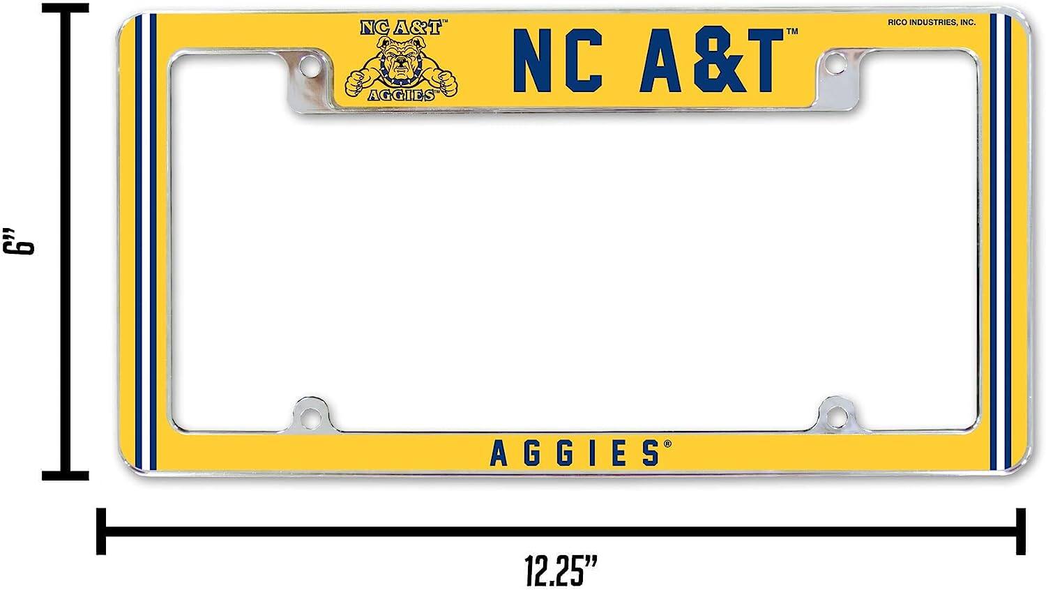 NC A&T  
AGGIES  

RICO INDUSTRIES, INC.  

6"  
12.25"