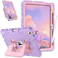 Front. Kitcheniva - Shockproof Kids Friendly Case For iPad A16 11th Gen 11 Inch 2025 And iPad 10th 10.9 Inch Purple - Purple.