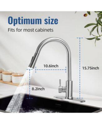 Optimum size  
Fits for most cabinets  
10.6 inch  
15.75 inch  
8.2 inch