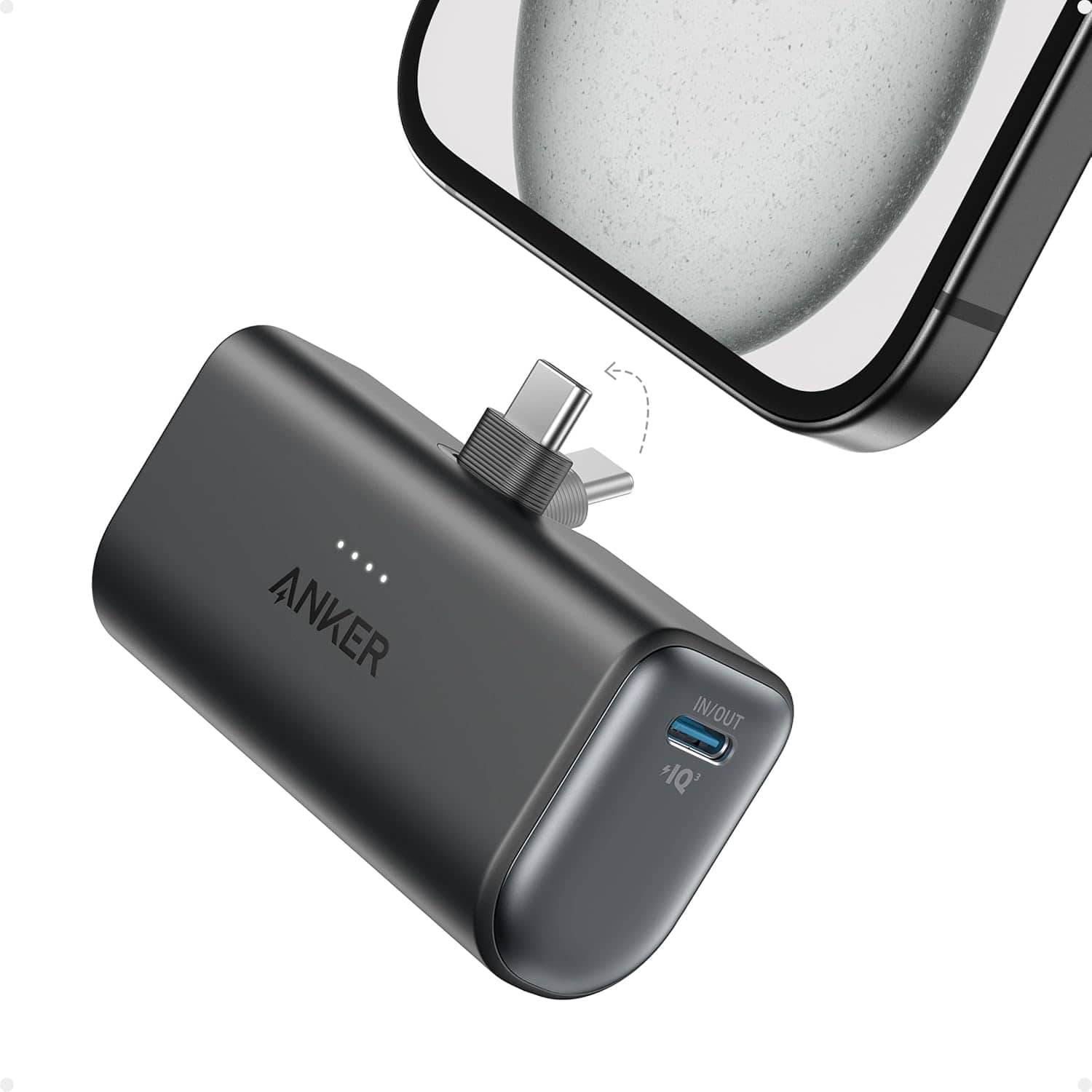 Anker - iPhone 17 Portable Charger Nano Power Bank test - Black