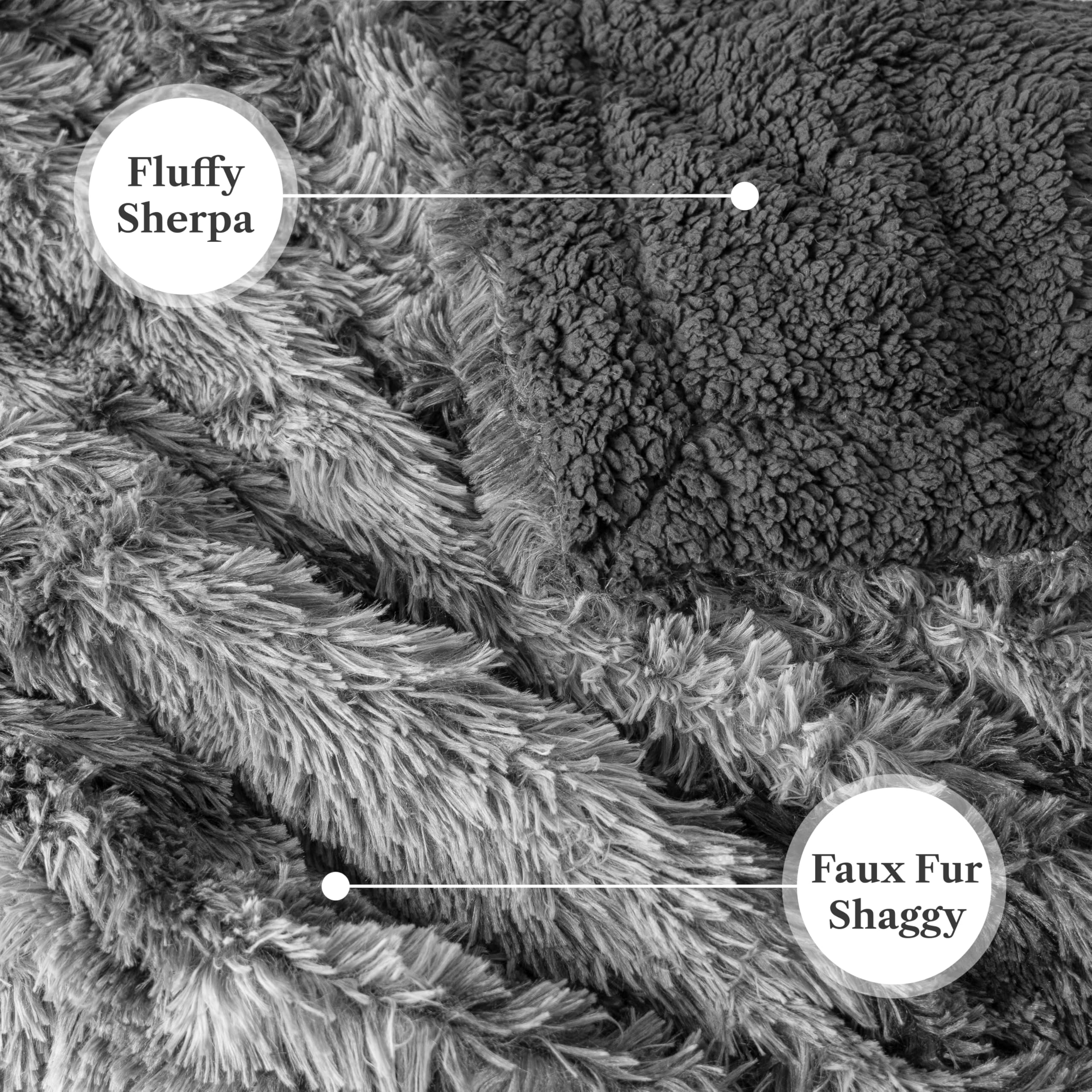 Fluffy Sherpa  
Faux Fur Shaggy