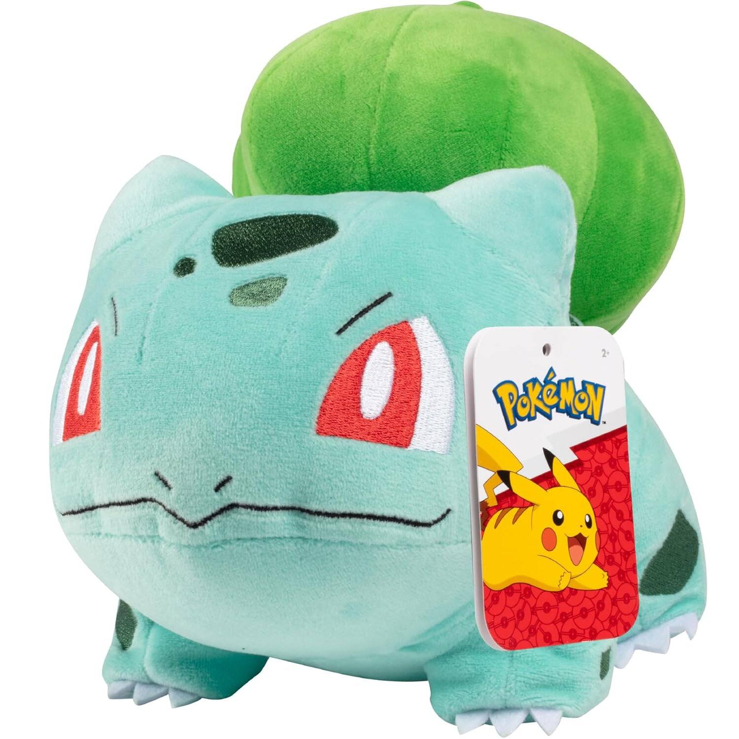 Front. Jazwares - Pokemon: Wicked Cool Toys - Bulbasaur 12-Inch Plush.