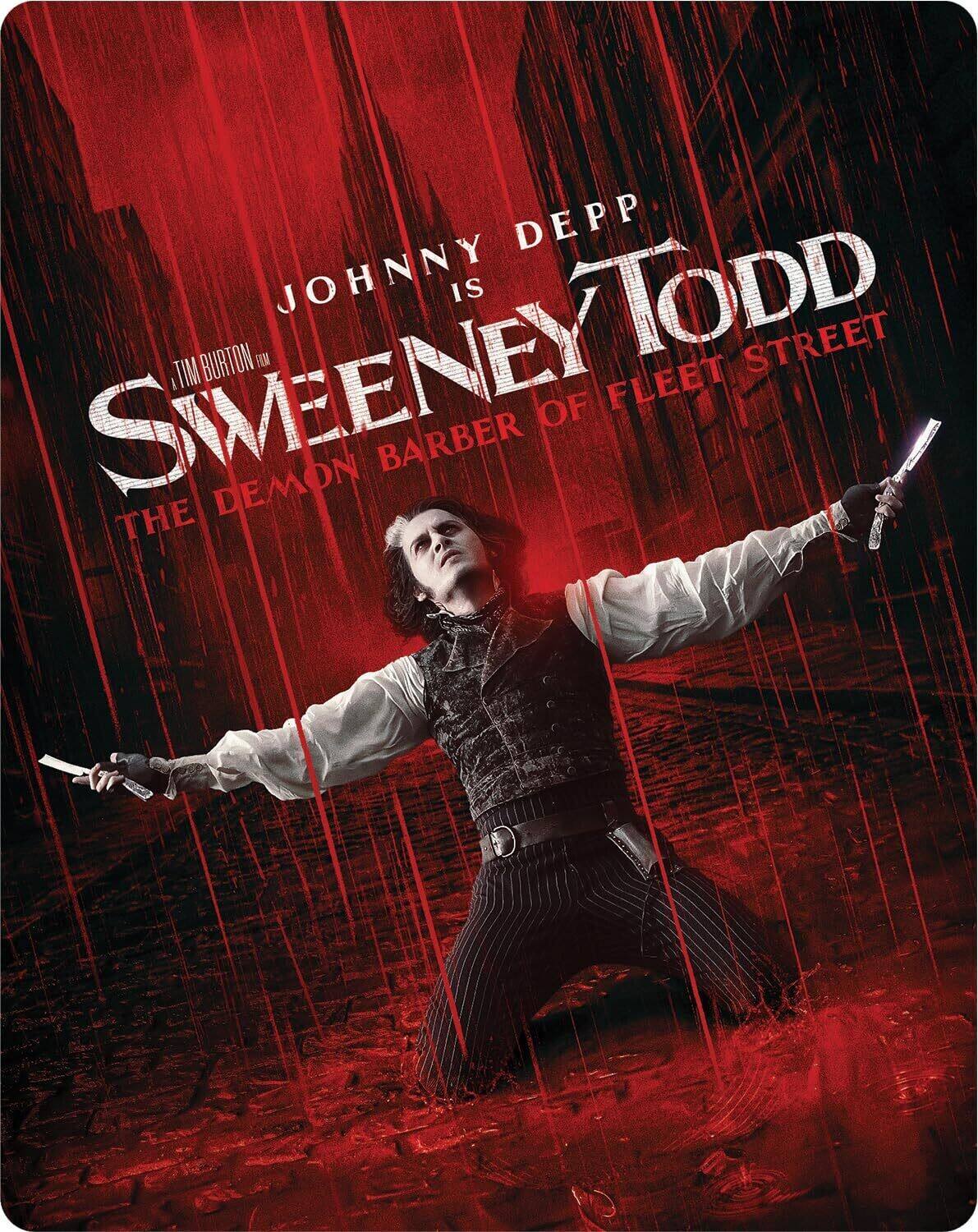 Sweeney Todd: The Demon Barber of Fleet Street (Steelbook)   - 4K Blu-Ray [4K Ultra HD Blu-ray]