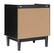 Alt View 24. Walker Edison - Mid-Century Modern 2-Drawer Gallery-Top Nightstand - Black.