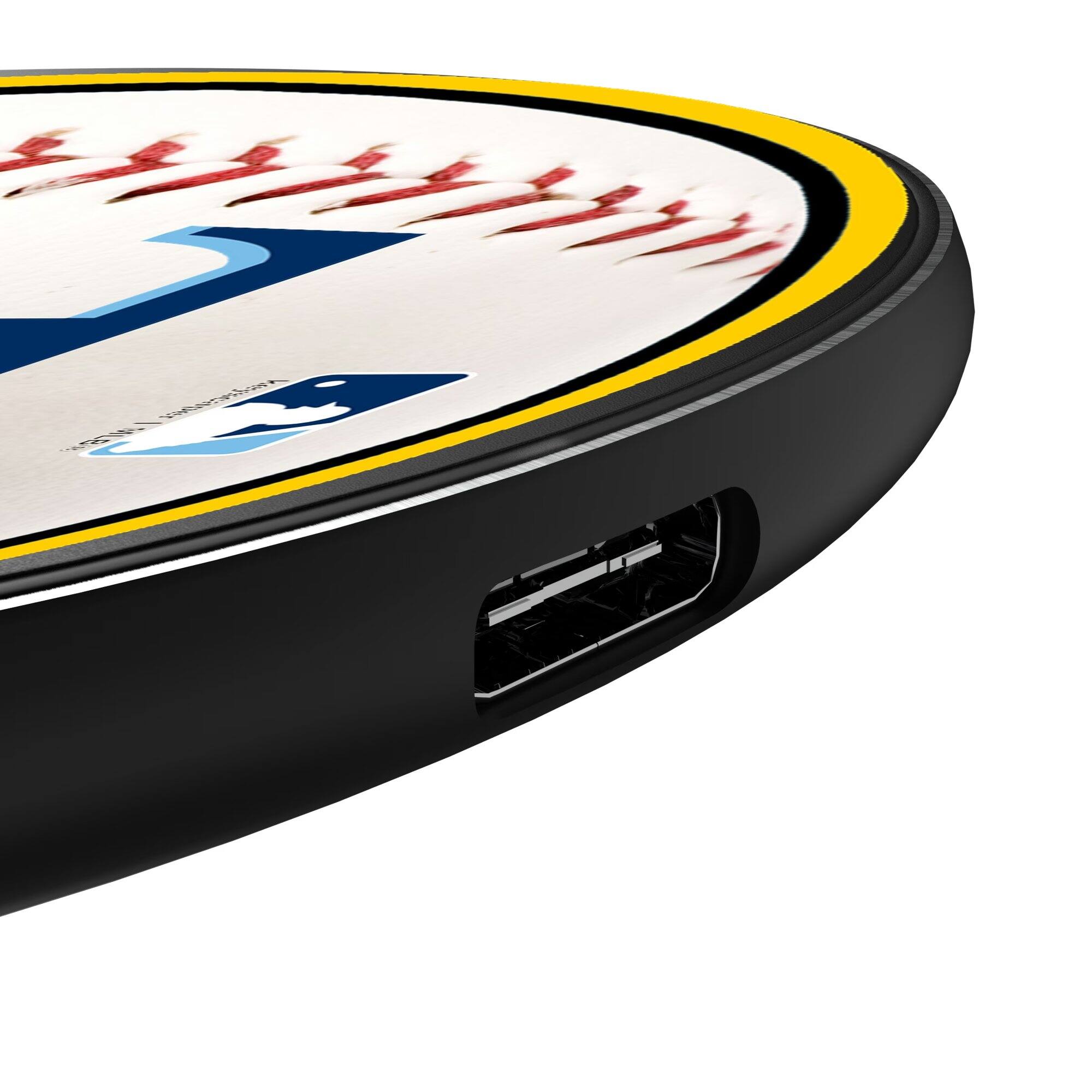 Alt View 2. Keyscaper - Tampa Bay Rays Wireless Charging Pad - Multicolor.
