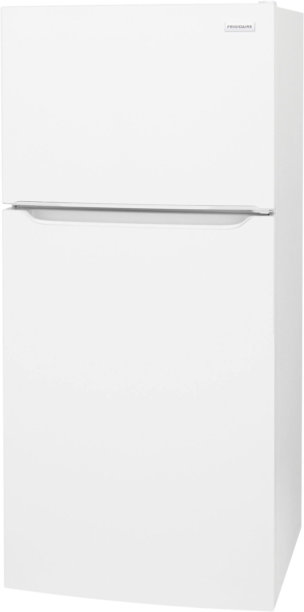 Angle. Frigidaire - 20 Cu. Ft. Garage Ready Top Freezer Refrigerator - White.