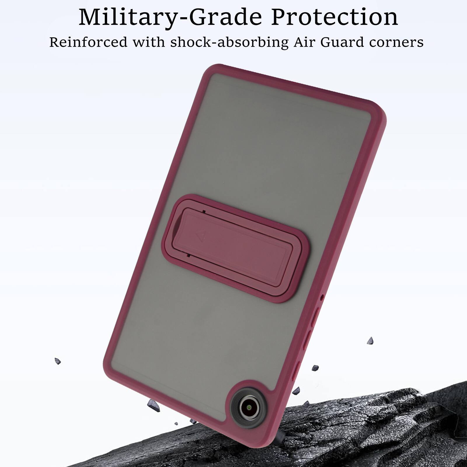 Military-Grade Protection  
Reinforced with shock-absorbing Air Guard corners