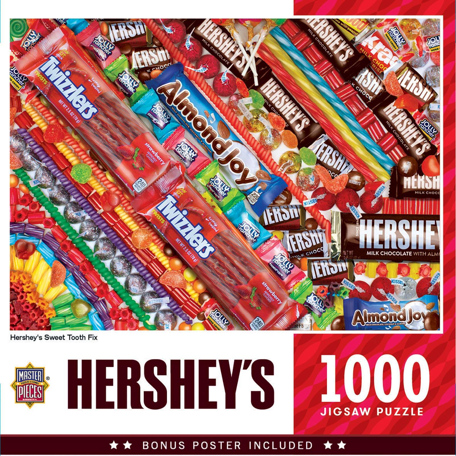 MasterPieces - Hershey's Sweet Tooth Fix 1000 Piece Jigsaw Puzzle - Multi-Color