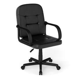 WELLFOR - Ergonomic Office Chair with 360-degree Wheels - Black