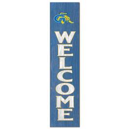Jardine - SUNY Genesee Community College 12'' x 48'' Welcome Outdoor Leaner - Blue