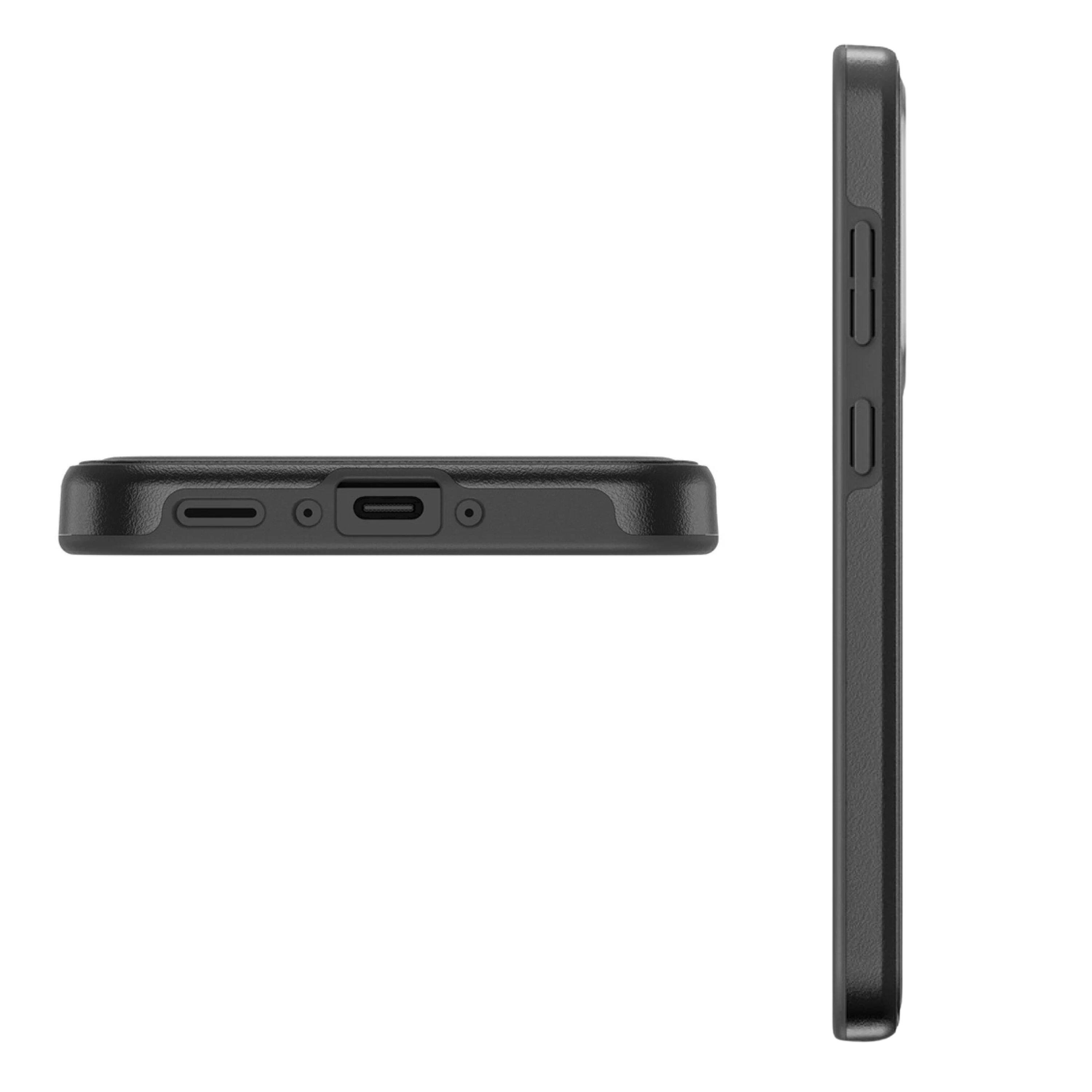 Back. Kitcheniva - Lightweight Heavy Duty Dual Layer Case For Samsung Galaxy A36 5G - Black.