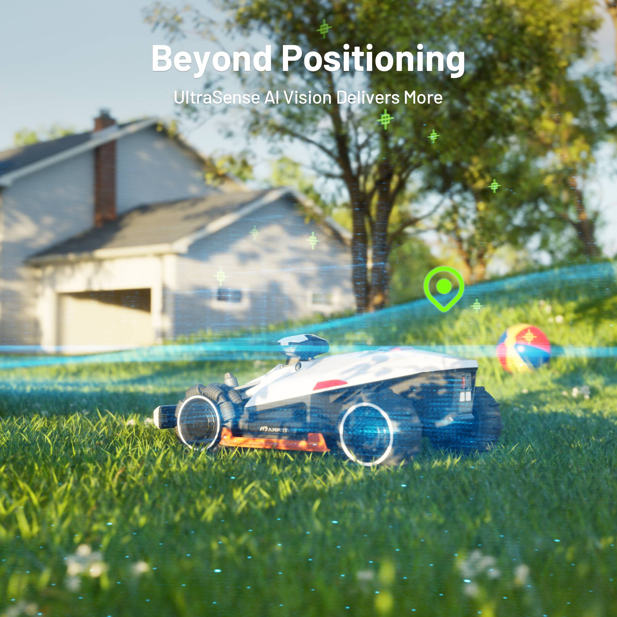 Beyond Positioning  
UltraSense AI Vision Delivers More