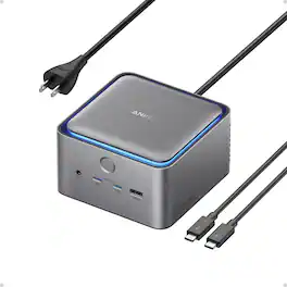 Anker - Refurbished Excellent - Prime TB5 Docking Station, 14-in-1 Thunderbolt 5 Dock with 120Gbps Max Transfer, 140W Max Charging - Gray