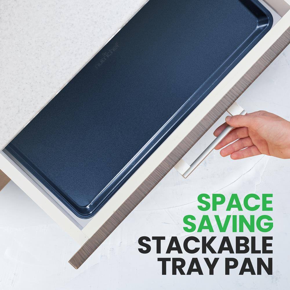 SPACE SAVING STACKABLE TRAY PAN