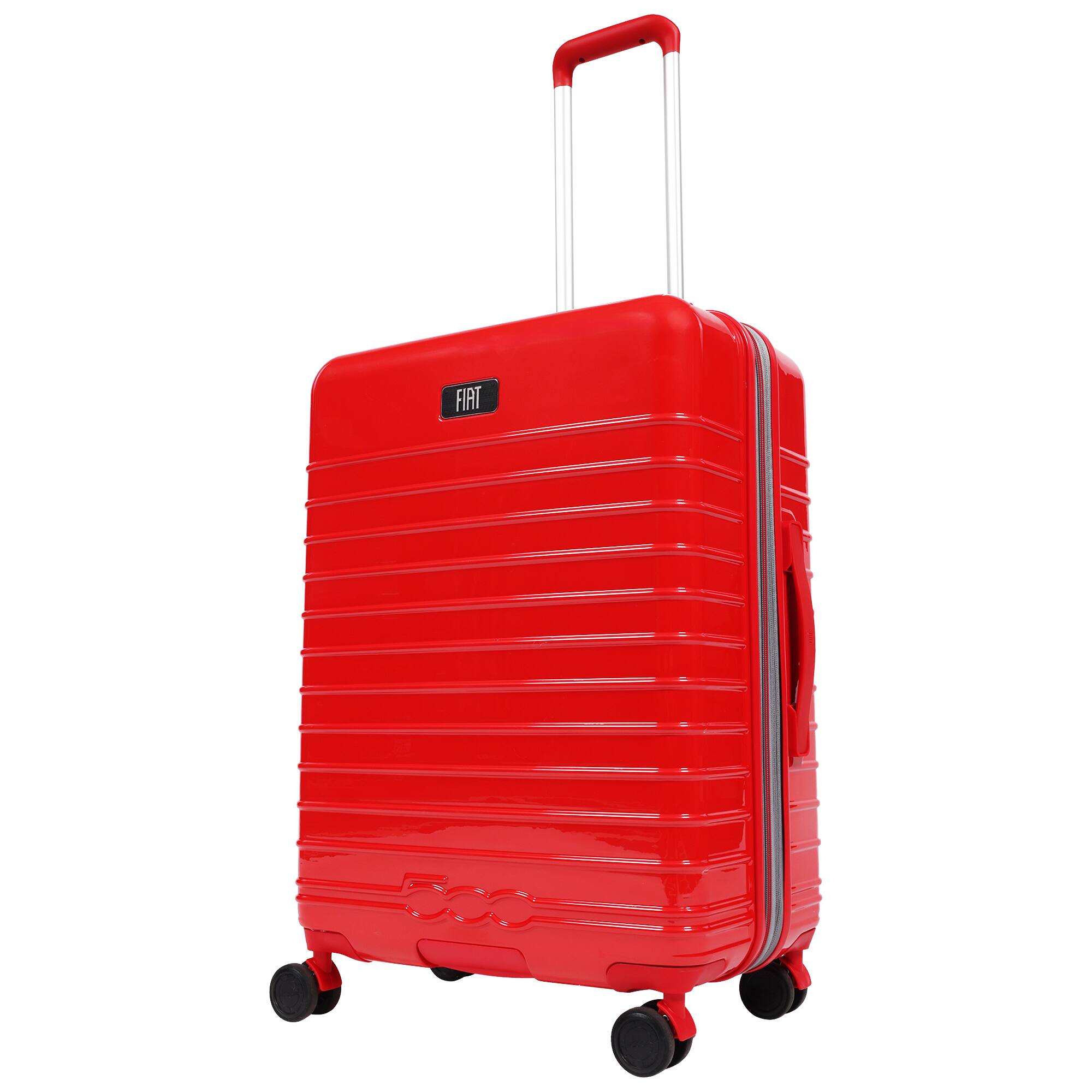 Angle. Ful - 26.5" Expandable Hardside Spinner Luggage - RED.