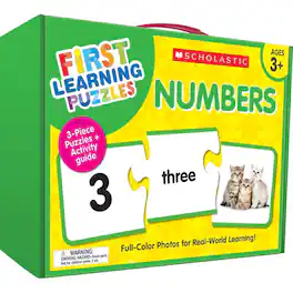 Scholastic - First Learning Puzzles: Numbers - Multi
