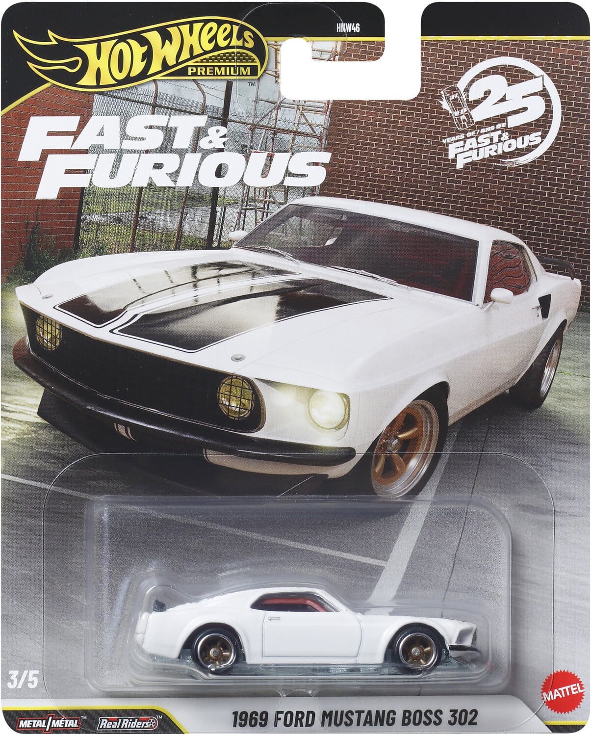 Mattel - Hot Wheels Premium: Fast & Furious '69 Mustang Boss 302 - COLLECTIBLES - Multicolor