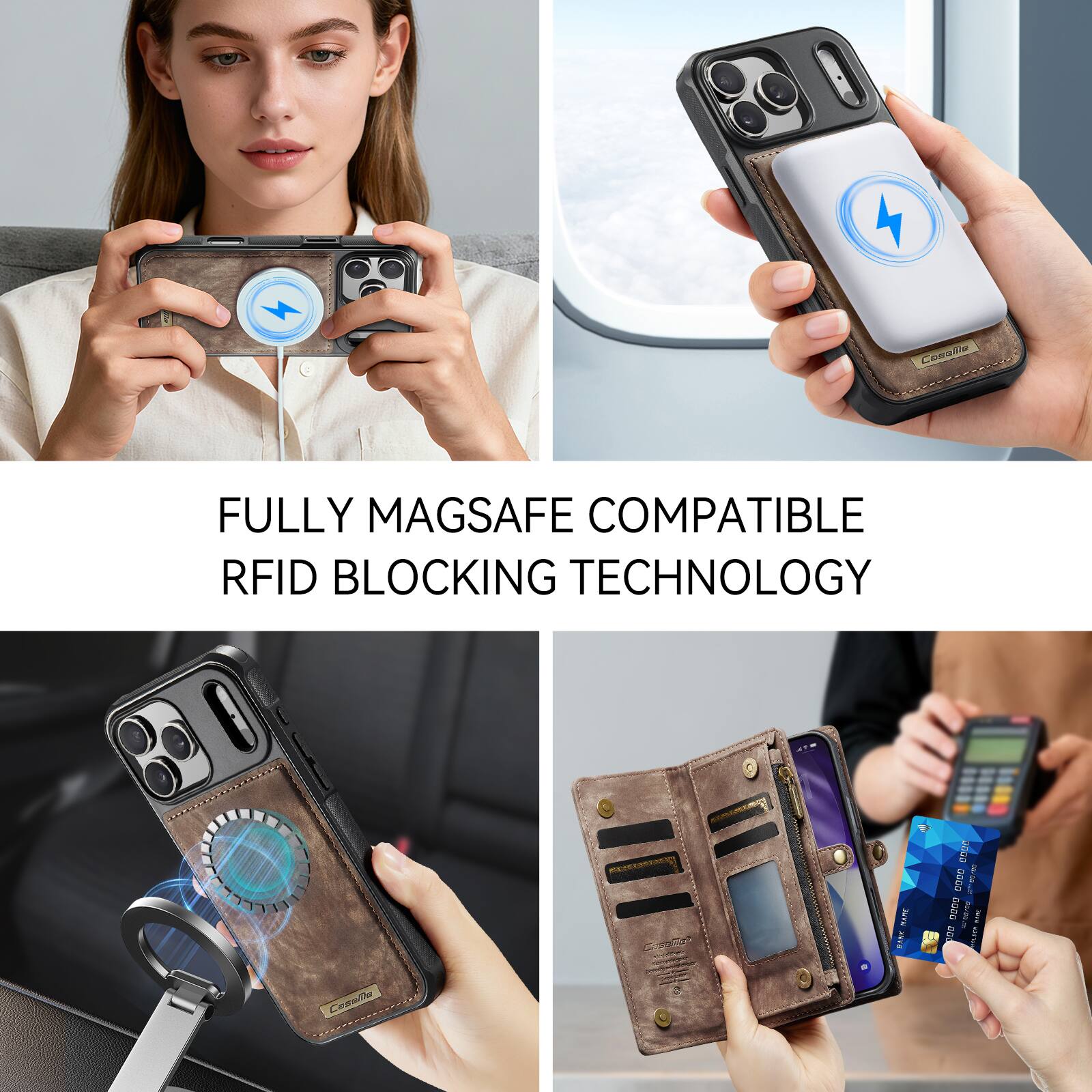 FULLY MAGSAFE COMPATIBLE RFID BLOCKING TECHNOLOGY