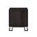 Alt View Zoom 24. Walker Edison - Contemporary 1-Drawer Metal and Wood Nightstand - Charcoal.