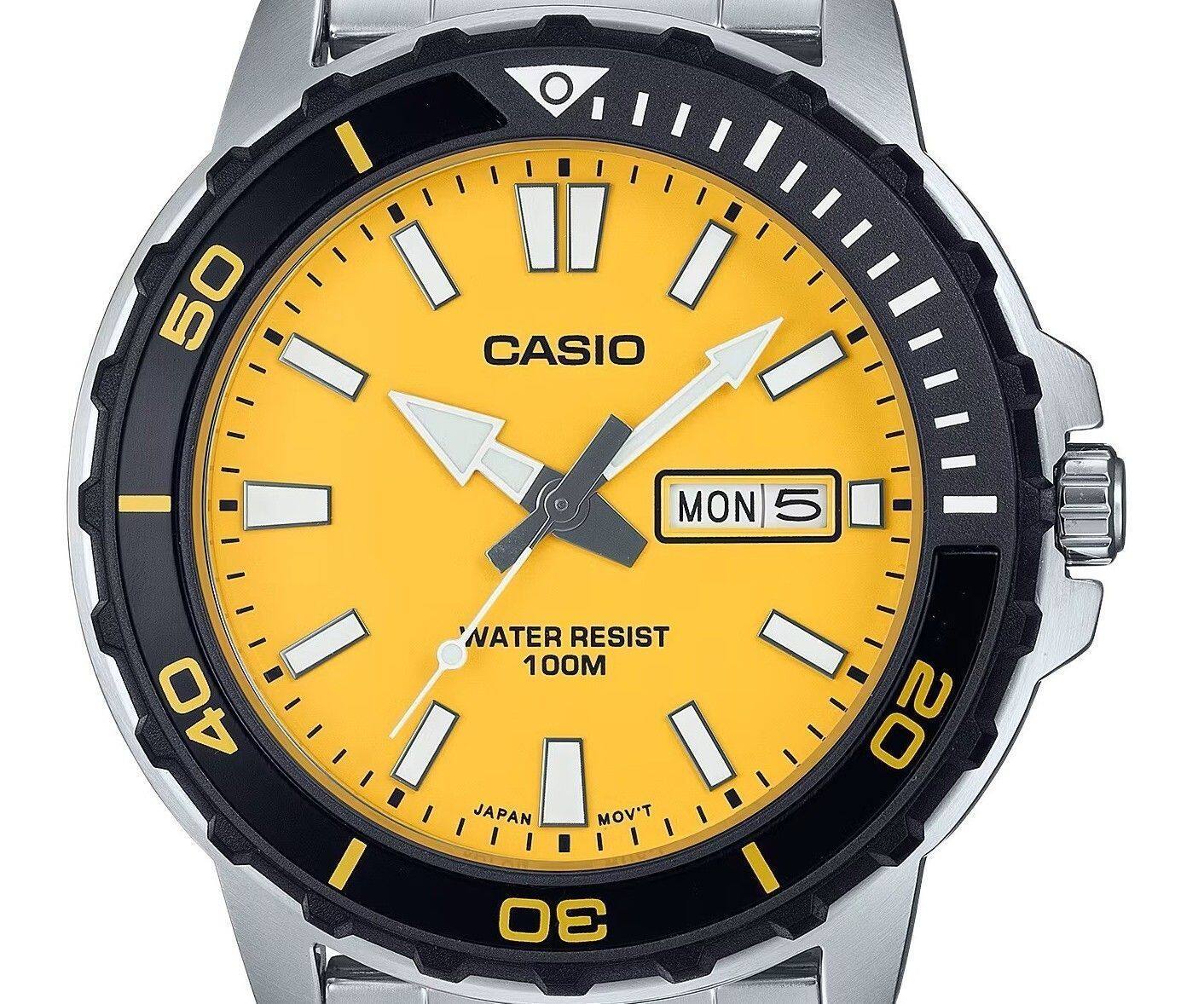 50 CASIO MON 5 40 WATER RESIST 100M JAPAN MOV'T 20 30
