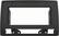 Front. Metra - Stereo Installation Kit for 2005-2011 Toyota Tacoma Vehicles - Matte Black.