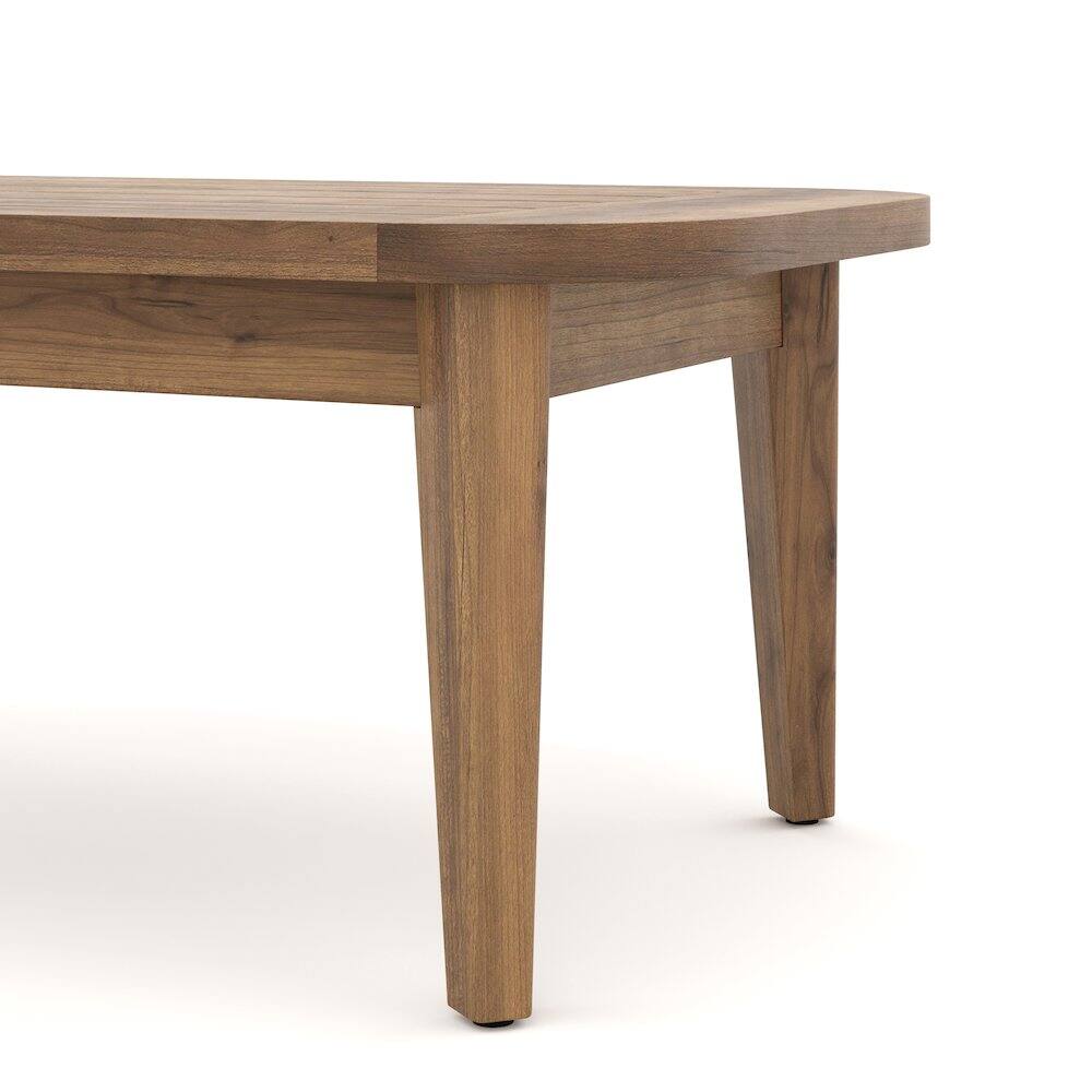 Alt View 4. New Classic Furniture - Bali Coffee Table, Natural Color - Brown.