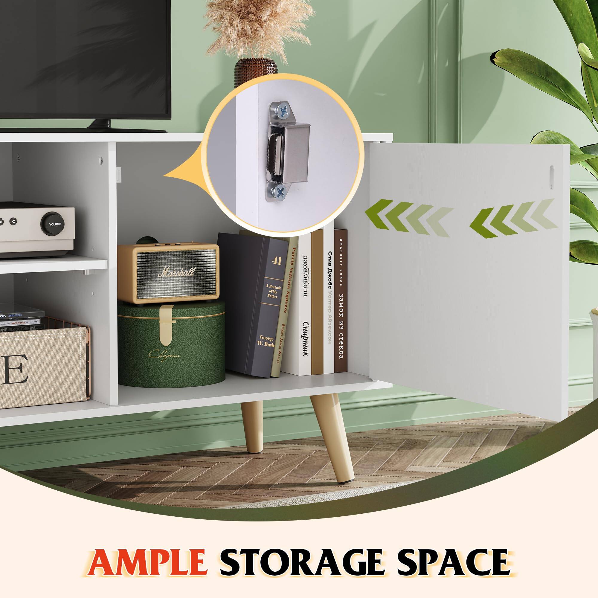 - E - Matshalt I l 41 Pucnos 4 aluoa | ~ MAER I Lioory . Mmd I I   GVIS  VILITIO Ase ... ...E.  IS  AMPLE STORAGE SPACE

Corrected text:
- E - Marshall I l 41 Pucnos 4 aluoa | ~ MAER I Lioory . Mmd I I   GVIS  VILITIO Ase ... ...E.  IS  AMPLE STORAGE SPACE