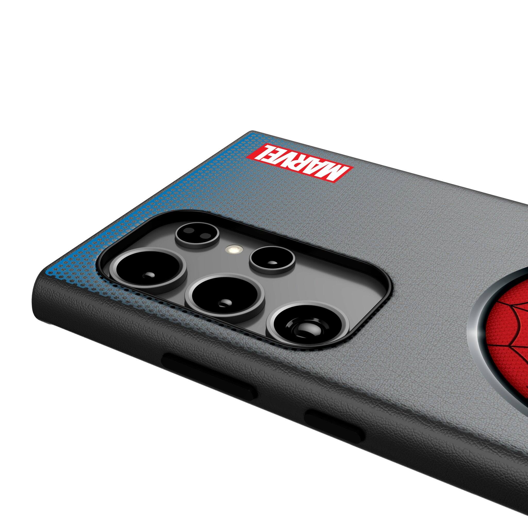 Back. Keyscaper - Marvel Grid MagSafe Compatible Phone Case - Samsung Galaxy S25 Ultra - Spider-Man.