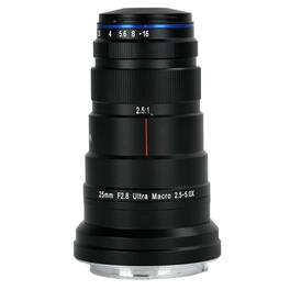 Venus - Laowa 25mm f/2.8 2.5-5X Ultra Macro Lens for Canon RF - Black