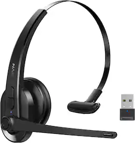 Vulpecula Spade - Wireless Headset with Mic for Work, Bluetooth Headset with Microphone-AI Noise Cancelling