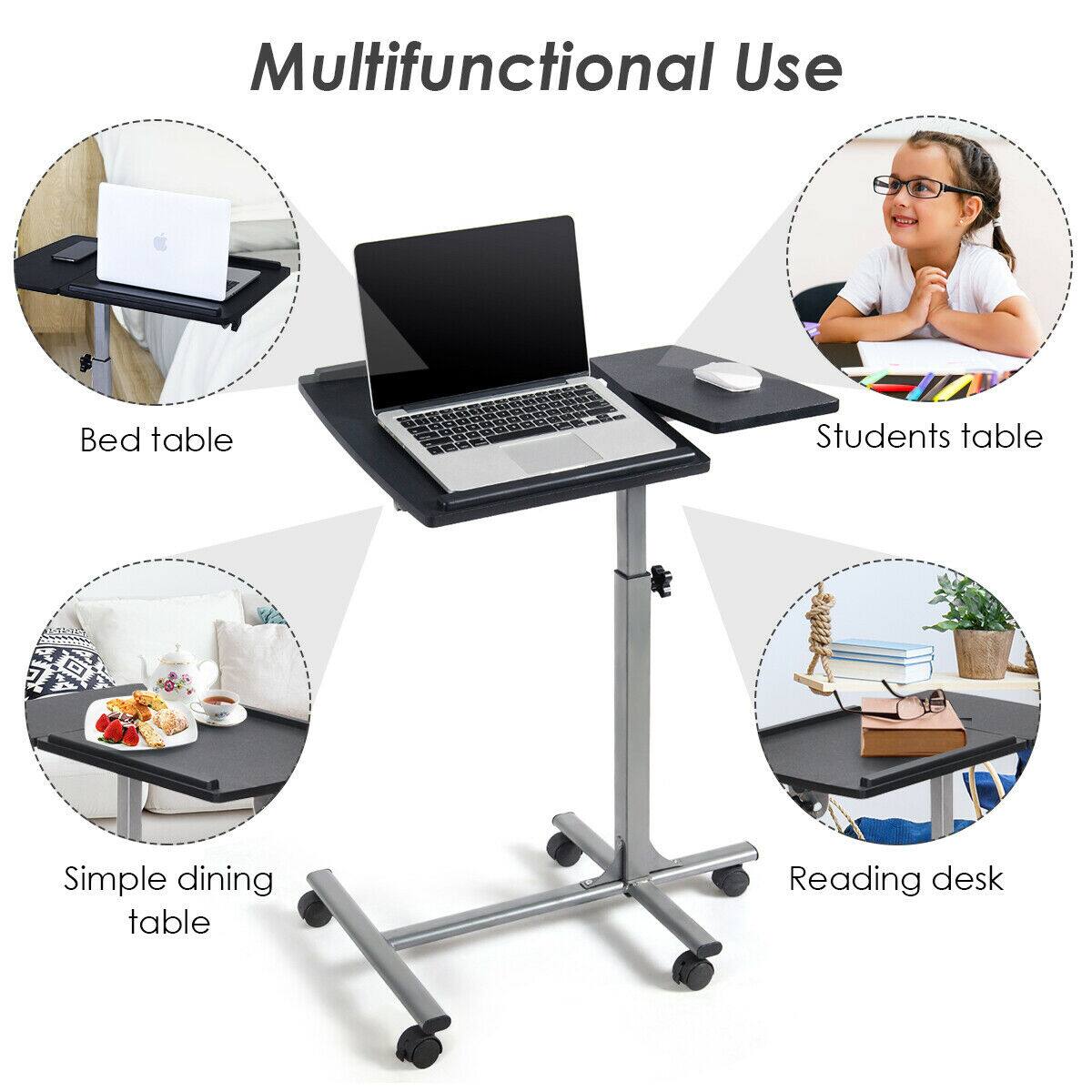 Multifunctional Use Bed table Students table Simple dining table Reading desk