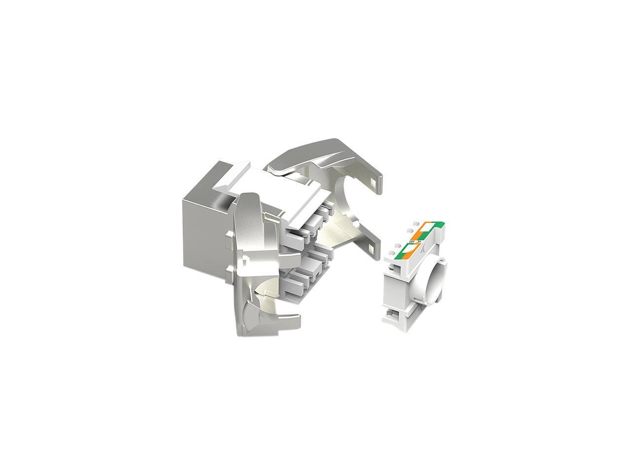 Alt View 2. Nippon Labs - Nippon Labs 60CAT8-KEY Cat.8 RJ45 Tool-Less Shielded Keystone Jack.