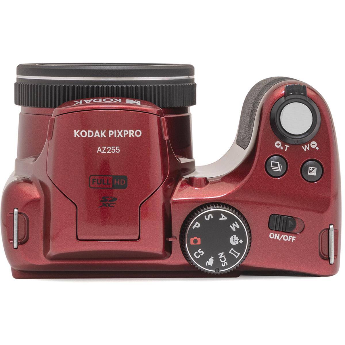 KODAK  
KODAK PIXPRO AZ255  
FULL HD  
SD XC  
P S A M O CS SCN  
ON/OFF