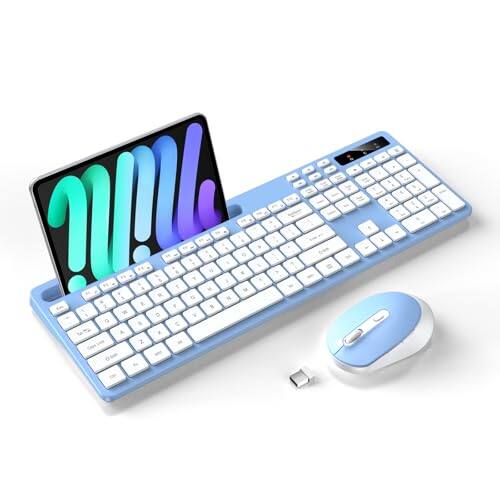 Comfort Essence Wireless and Mouse Combo Full Sized Computer with Phone ...