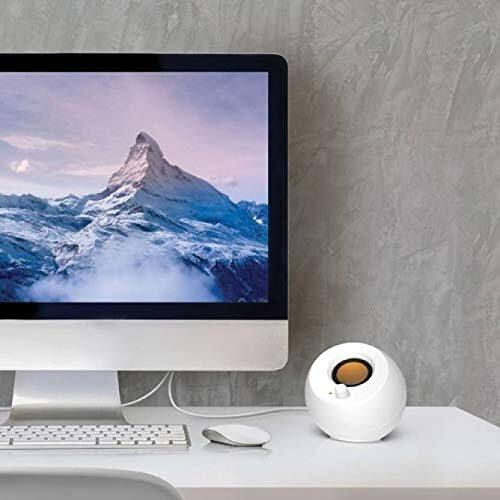 Alt View 3. Stamp n Camp - Creative Pebble 2.0 USB-Powered Desktop Speakers with Far-Field Drivers and Passive Radiators for Pcs Laptops (Black) - White.