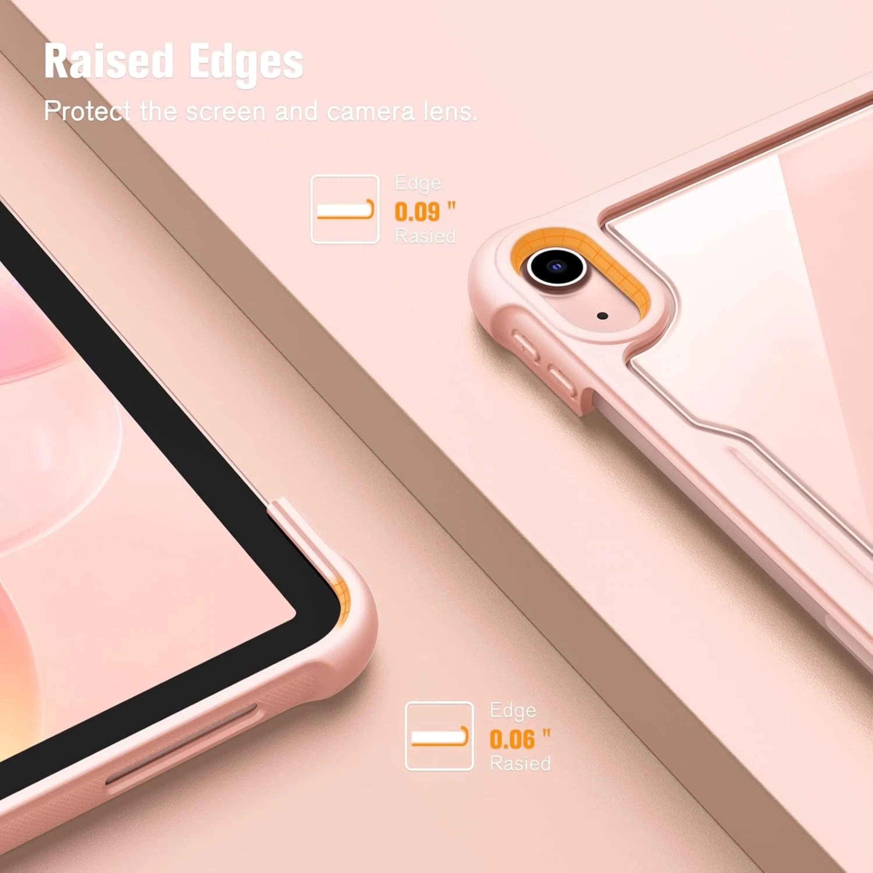 Raised Edges Protect the screen and camera lens.  
Edge " 0.09 Raised  
Edge " 0.06 Raised