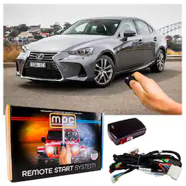 MPC - Plug-n-Play OEM Remote Activated Remote Start Kit For 2016-2020 Lexus IS300 - Black