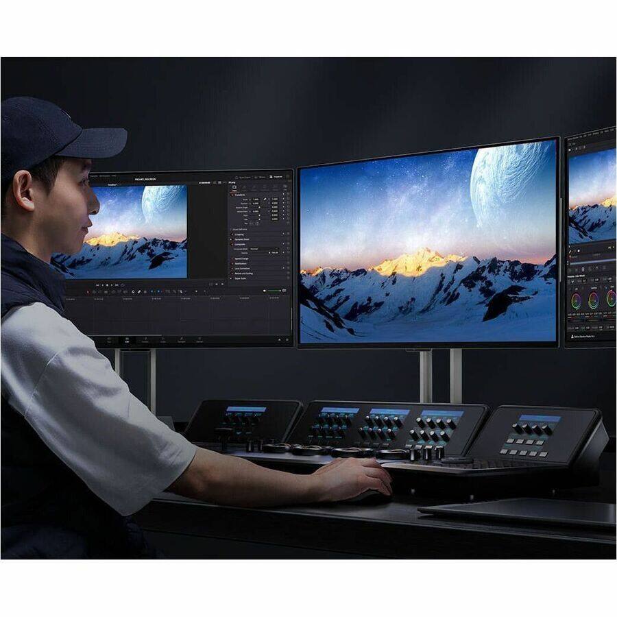 Alt View 4. ASUS - Asus ProArt PA27UCDMR 27" Class 4K UHD OLED Monitor - 16:9 - 26.5" Viewable - Quantum Dot OLED - 3840 x 2160 - 1073.7 - Unknown.