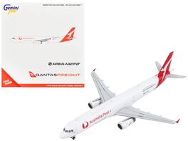 GeminiJets - Airbus A321P2F Commercial Aircraft Qantas Freight - Australia Post Tail 1/400 Diecast Model Airplane - White with Red