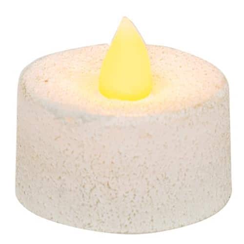 BreeBe - Textured Timer Tealight - White