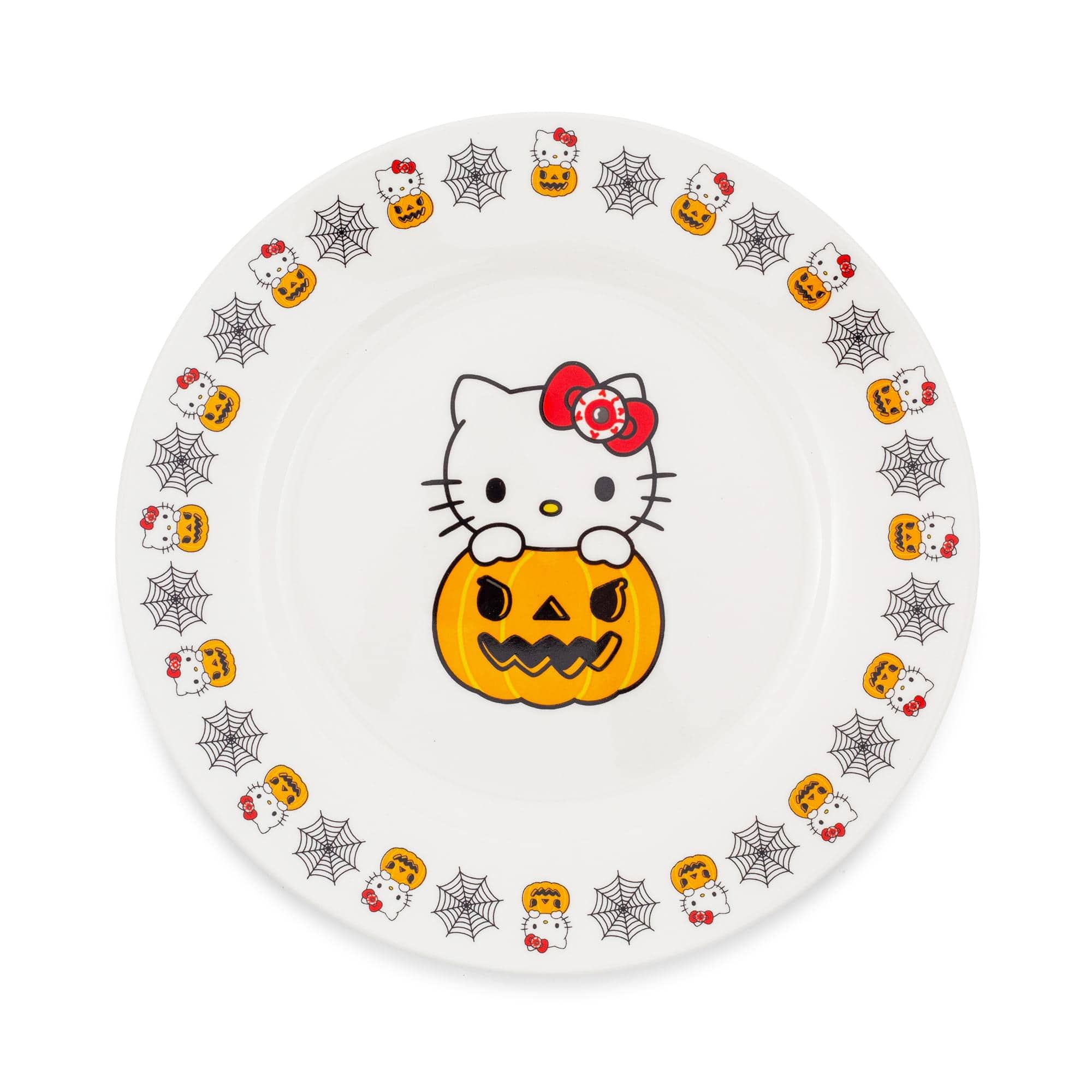Silver Buffalo - Sanrio Hello Kitty Pumpkin Boo 8-Inch Ceramic Dinner Plate - Orange price history on PriceWatchPro