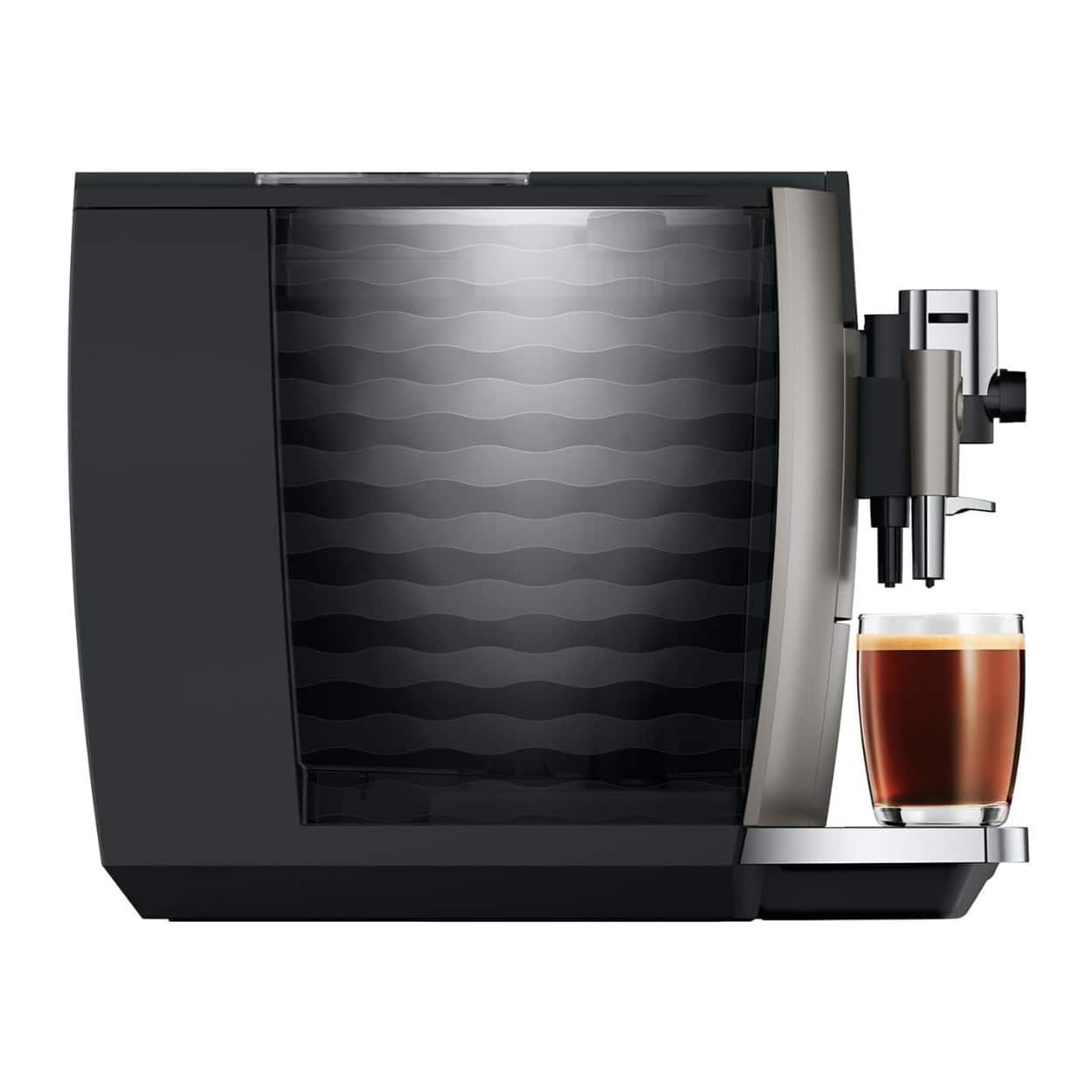 JURA - E8 Automatic Coffee Machine with 27 Specialties (Midnight - Silver