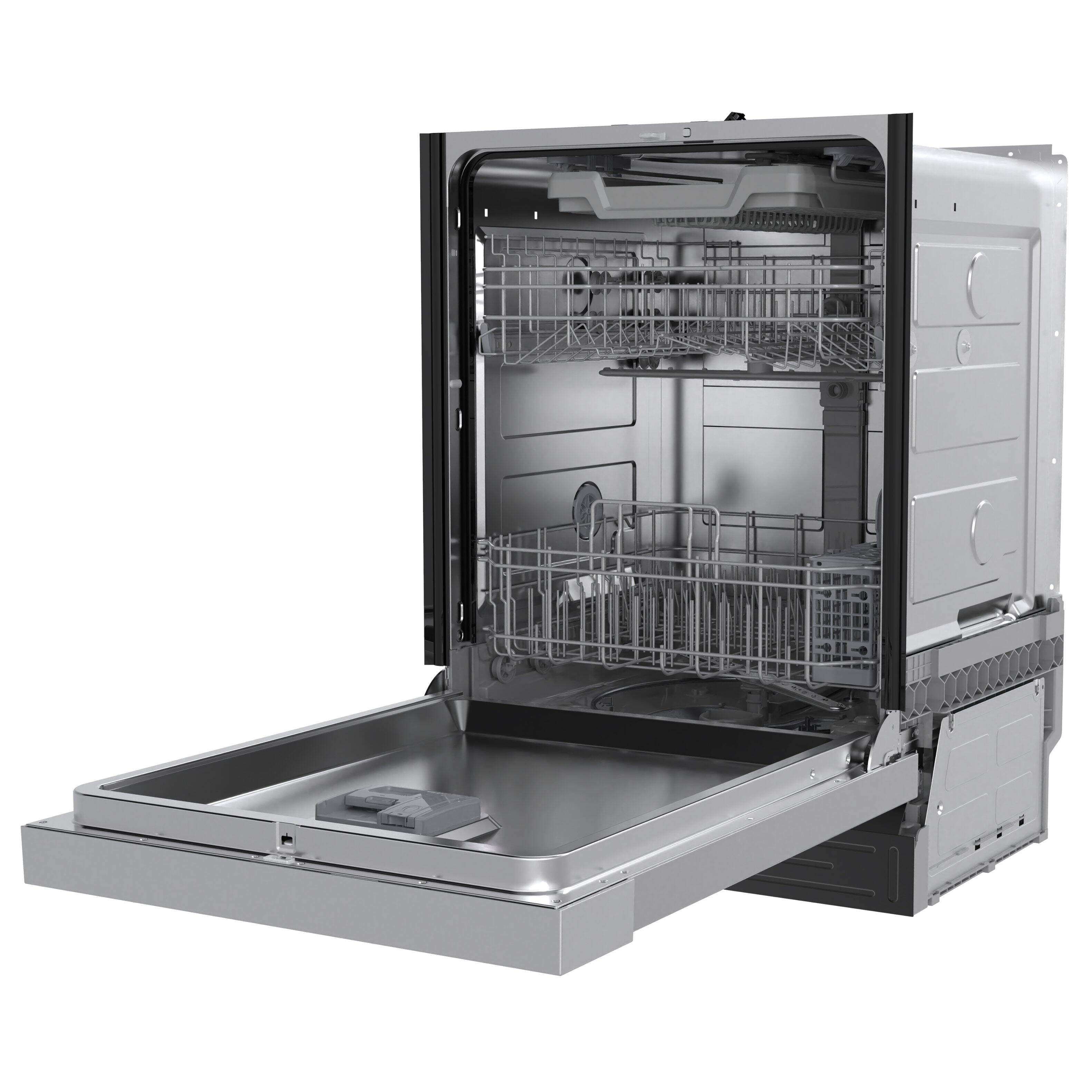 Alt View 6. SPT - 24 in. Front Control Built-In Tall Tub Dishwasher in Stainless Steel with 3rd Rack, 5 Cycles, 54 dBA, and Smart Wash - Stainless Steel.