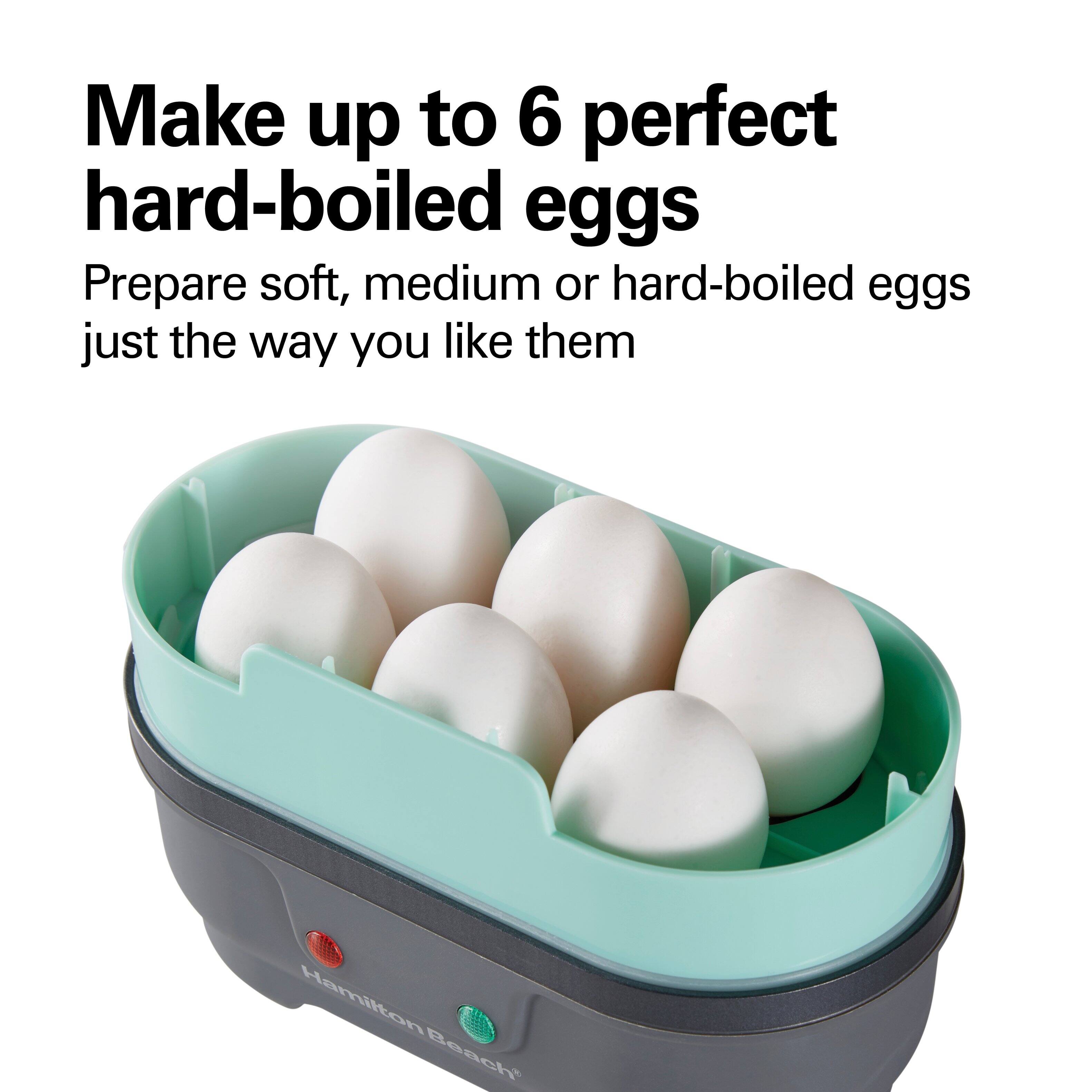Make up to 6 perfect hard-boiled eggs

Prepare soft, medium or hard-boiled eggs just the way you like them