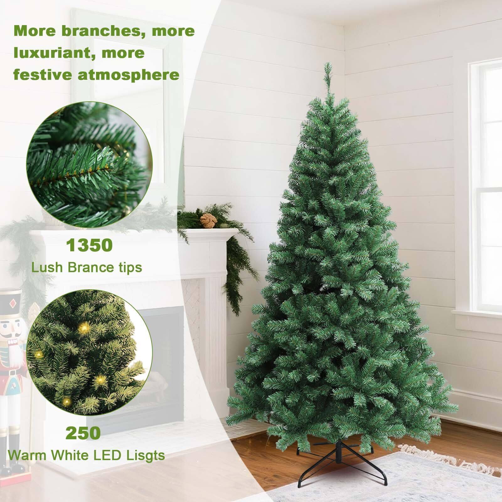 More branches, more luxuriant, more festive atmosphere

1350 Lush Branch tips

250 Warm White LED Lights