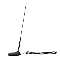 Front. PRESIDENT - Virginia-F Magnetic-Mount CB Antenna with Fixed-Angle Whip - Black.