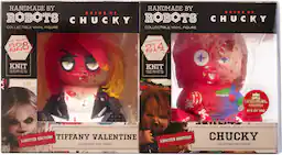 Handmade by Robots - Bride of Chucky - Chucky & Tiffany (Bloody) 2-Pack - COLLECTIBLES
