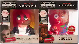 Handmade by Robots - Bride of Chucky - Chucky & Tiffany (Bloody) 2-Pack - COLLECTIBLES - Multicolor